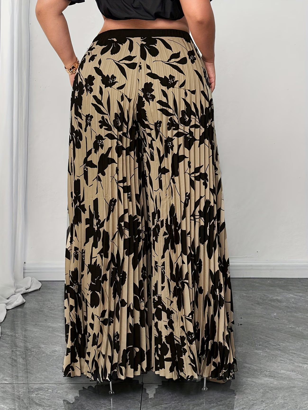 🌸 Elegant Floral Print Wide Leg Pants for Women 🌸