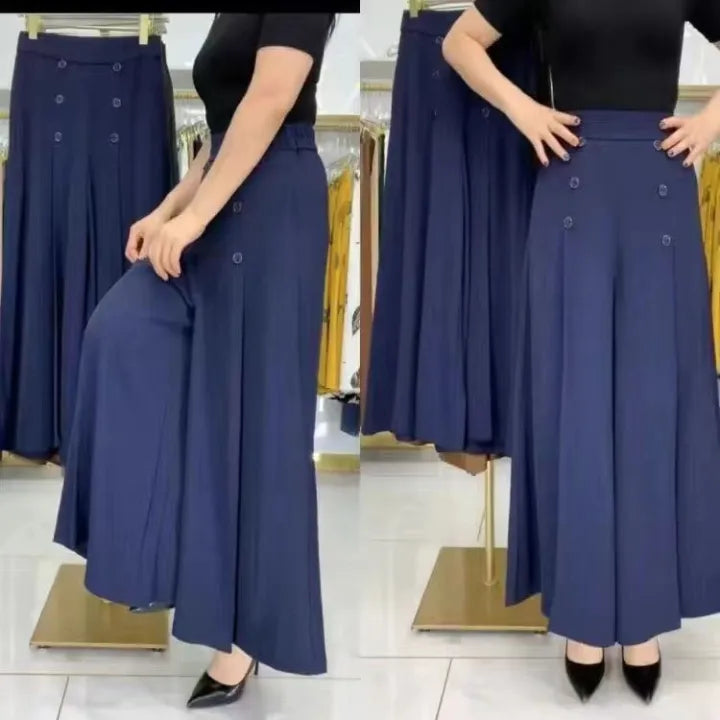 Ruidiandian Premium High-Waist Wide-Leg Palazzo Pants
